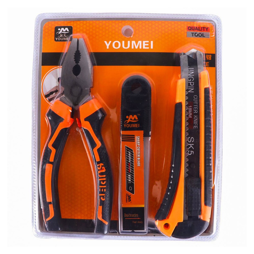 Youmei Plier & Cutter Knife Set A-9778