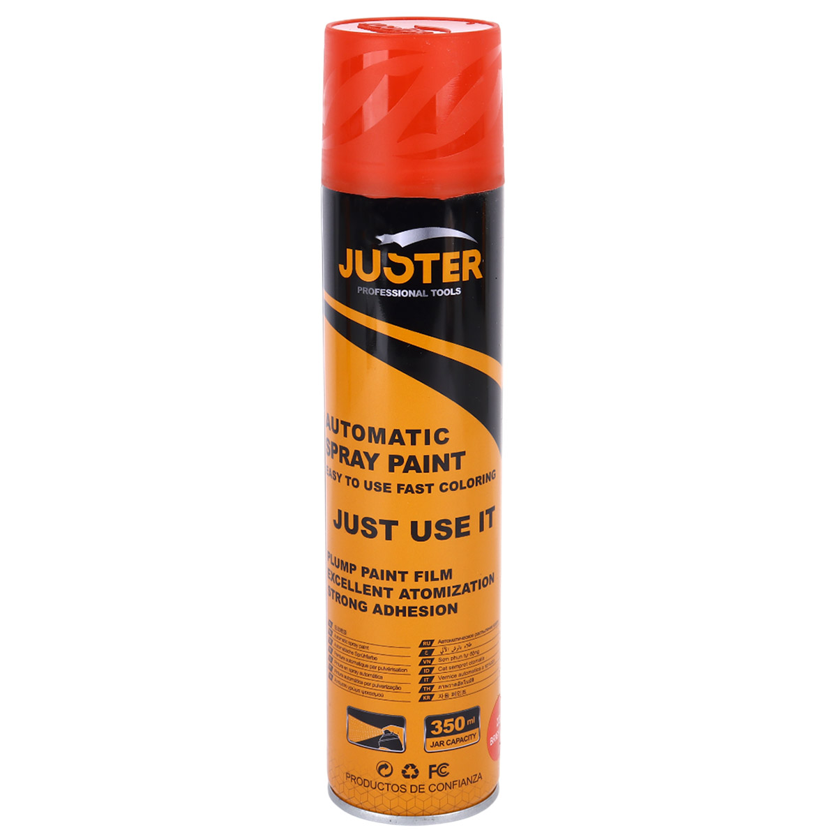 Juster Automatic Spray Paint 350ml Red 14212JLD99005