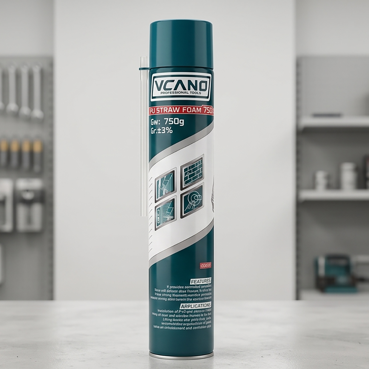 Vcano Pu Straw Foam Spray 750g | Tools | Hand Tools