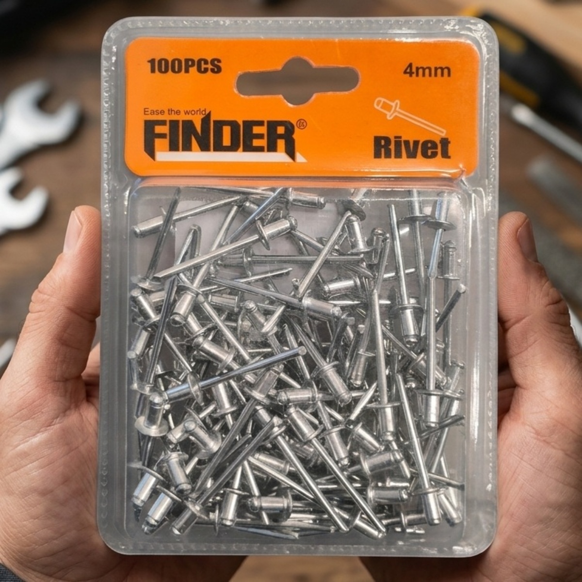 Finder Rivet Nails 100 Pieces 4mm