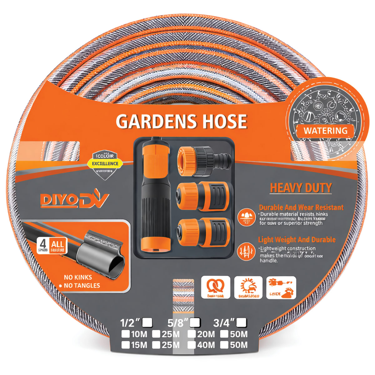 Garden Hose 40m With Accessories