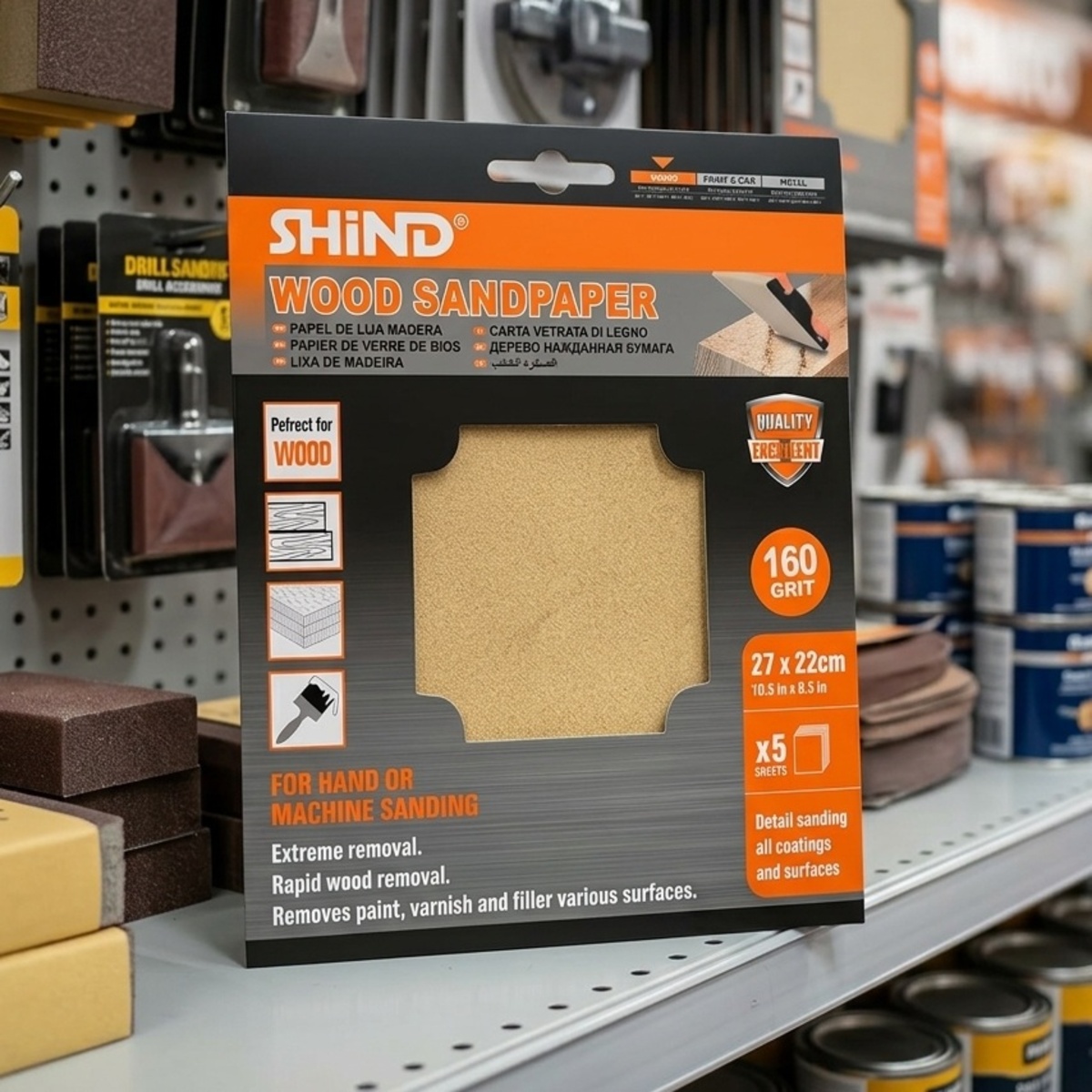 Shind Wood SandPaper 94743