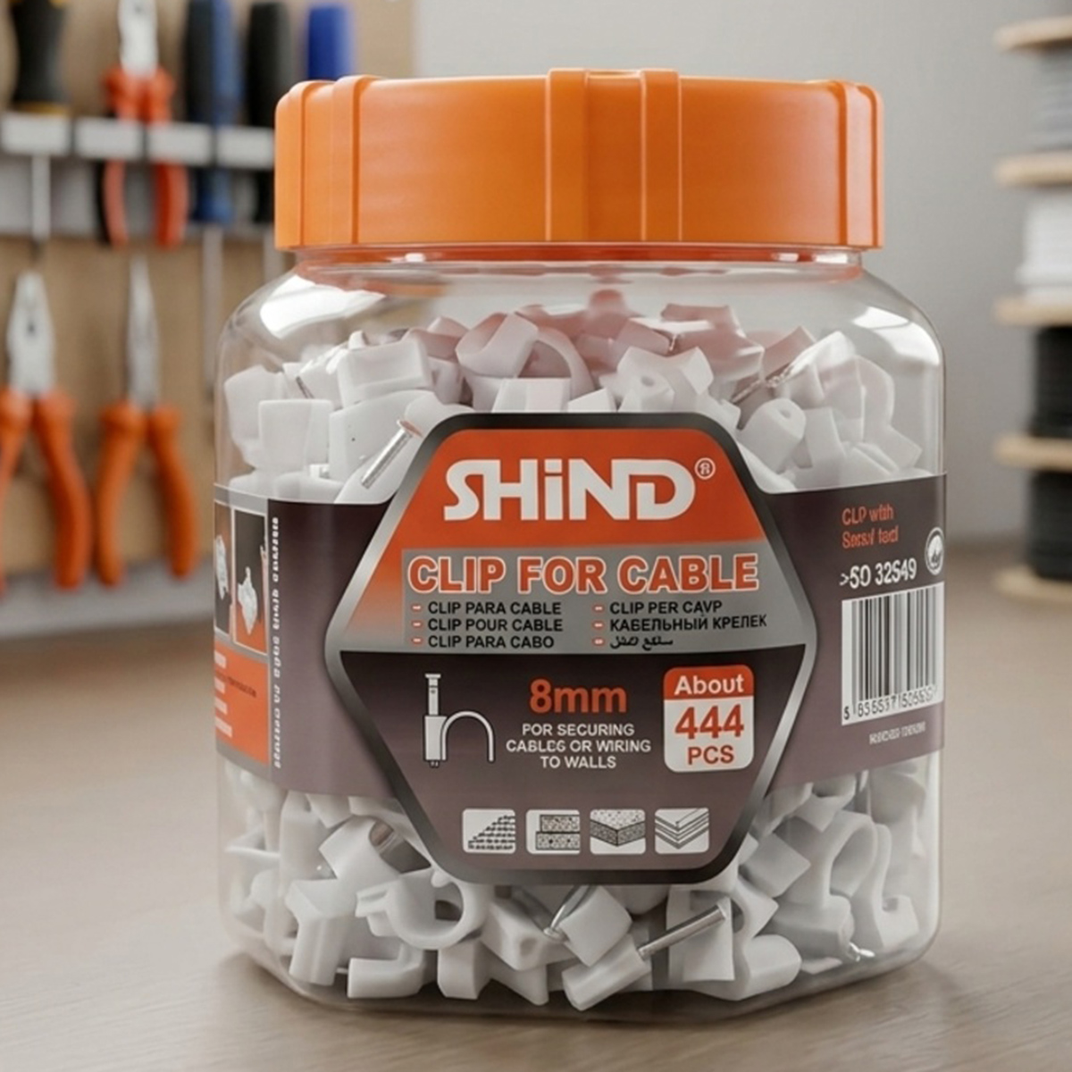 Shind Cable Clip 8mm 32549 | Tools | Hand Tools Shind Cable Clip 8mm 32549 | Tools | Hand Tools