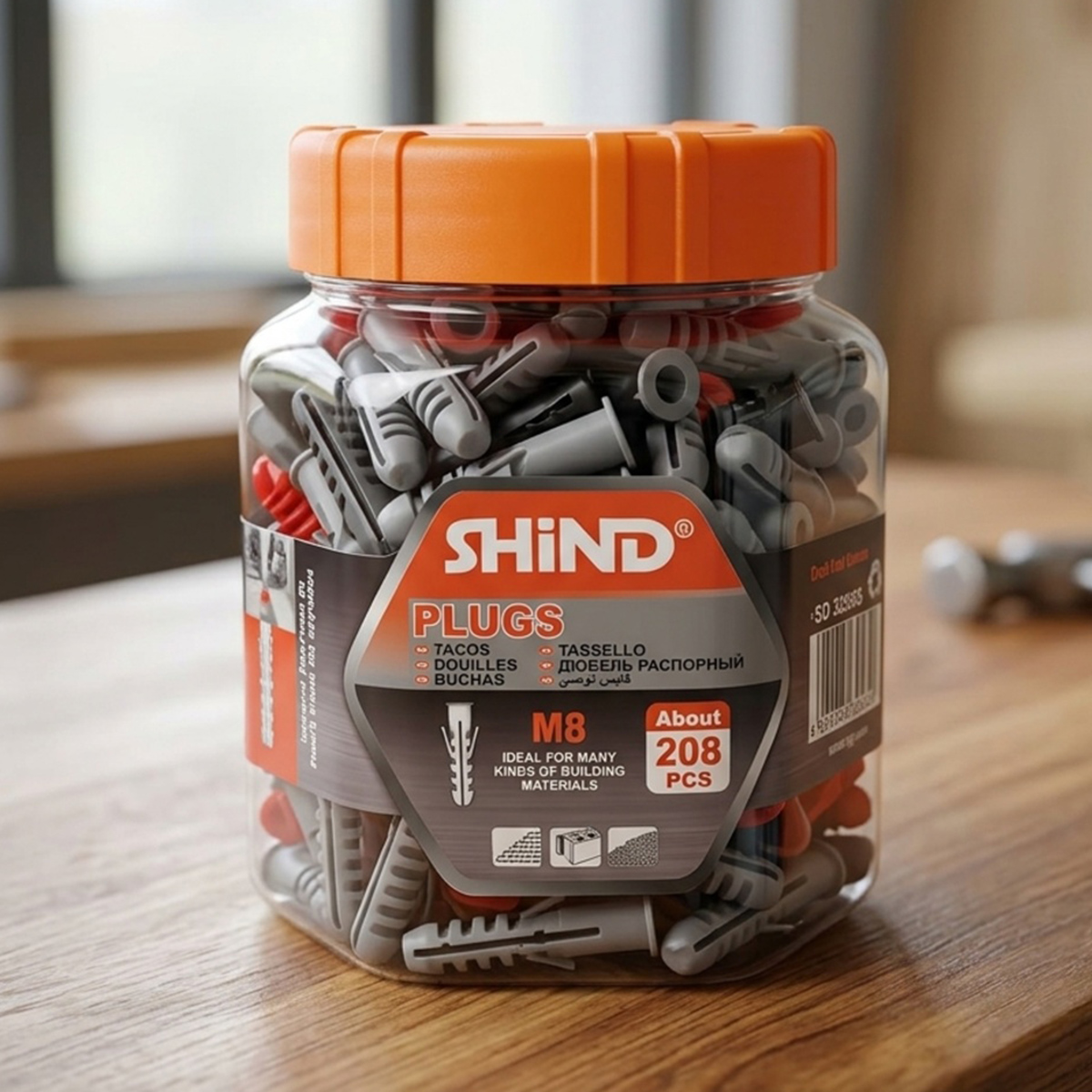 Shind Plastic Anchors 8mm 32565
