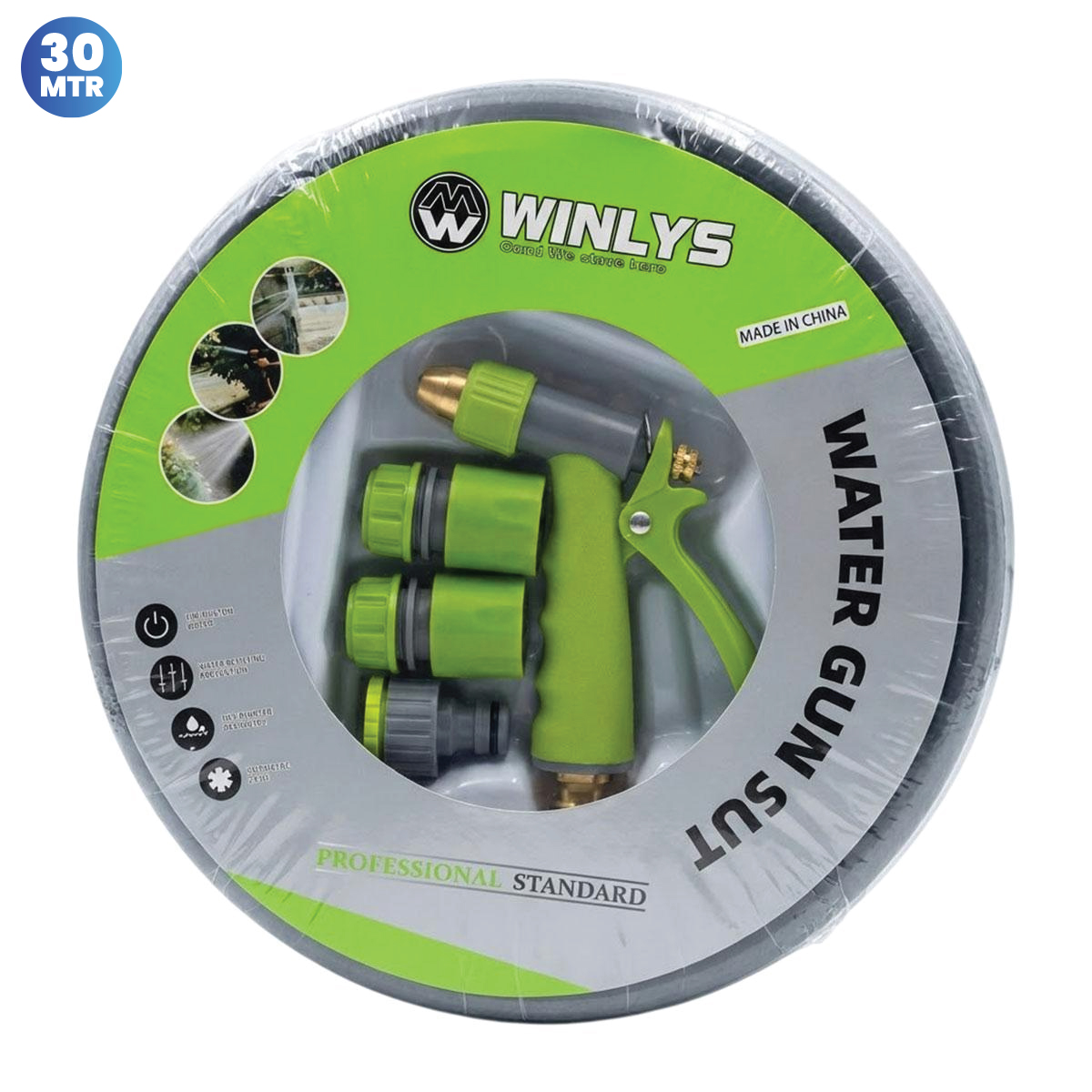 Winlys Water Gun & 30m Hose Set PW30 | Tools | Gardening Tools | Gardening Accessories Winlys Water Gun & 30m Hose Set PW30 | Tools | Gardening Tools | Gardening Accessories