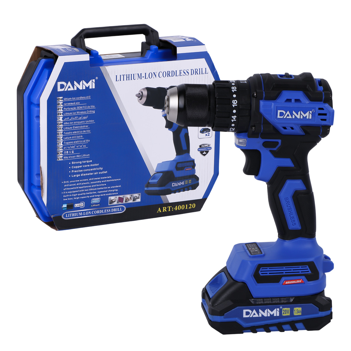 Danmi Cordless Drill 20V 400120