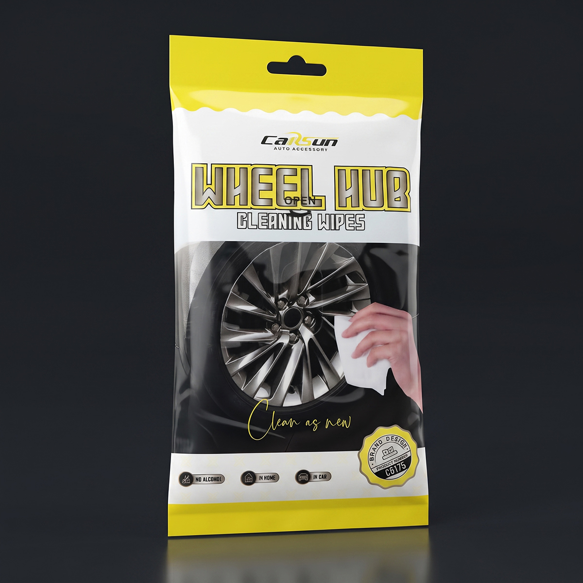 Carrun Wheel Hub Cleaning Wipes