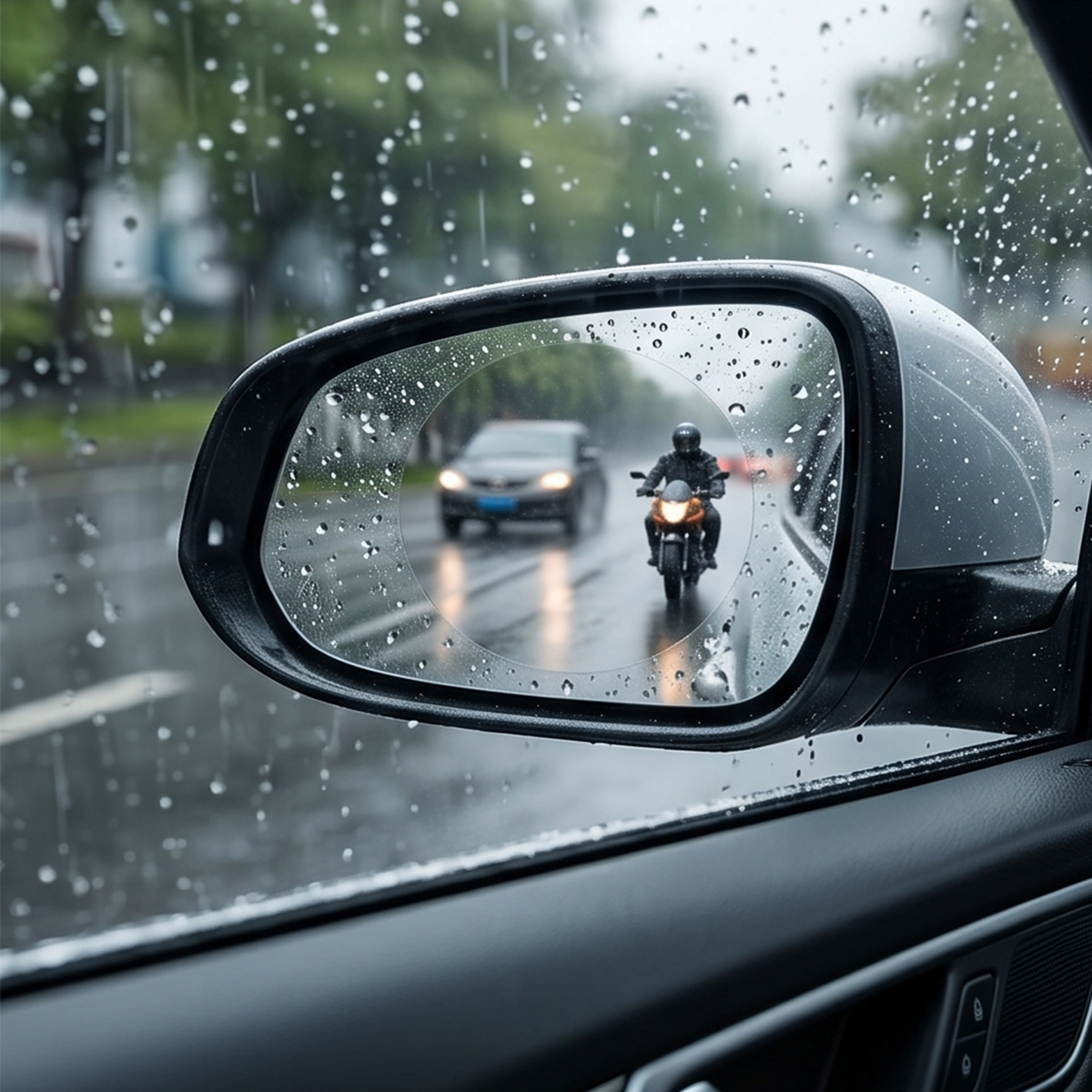 Carsun Rearview Mirror Water Dispalcement Film