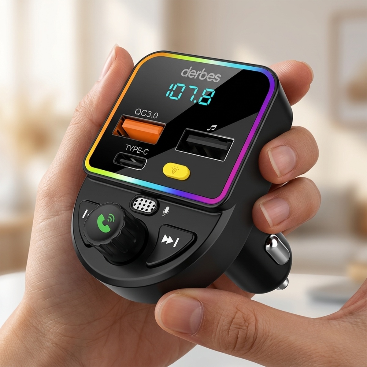 Aerbes Multi Function Wireless Car MP3 Player