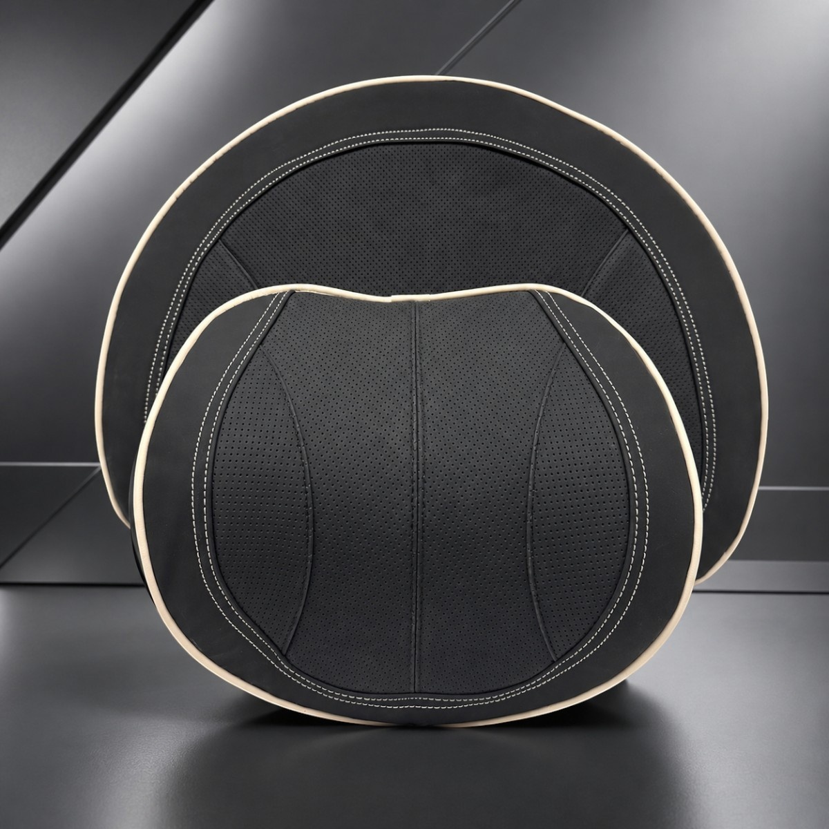 Car Back Cushion Set With Ergonomic Design