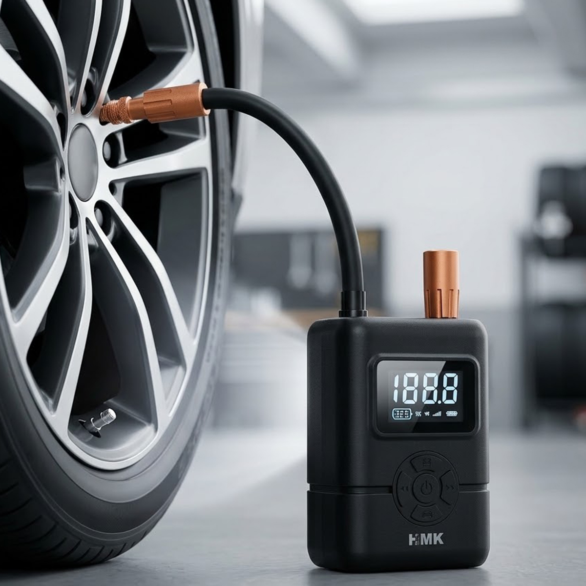 Himk Portable Car Mounted Inflation Pump MK-338 | Car Accessories