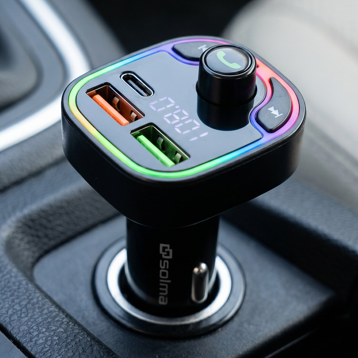 Solma Car FM Player And USB Charger