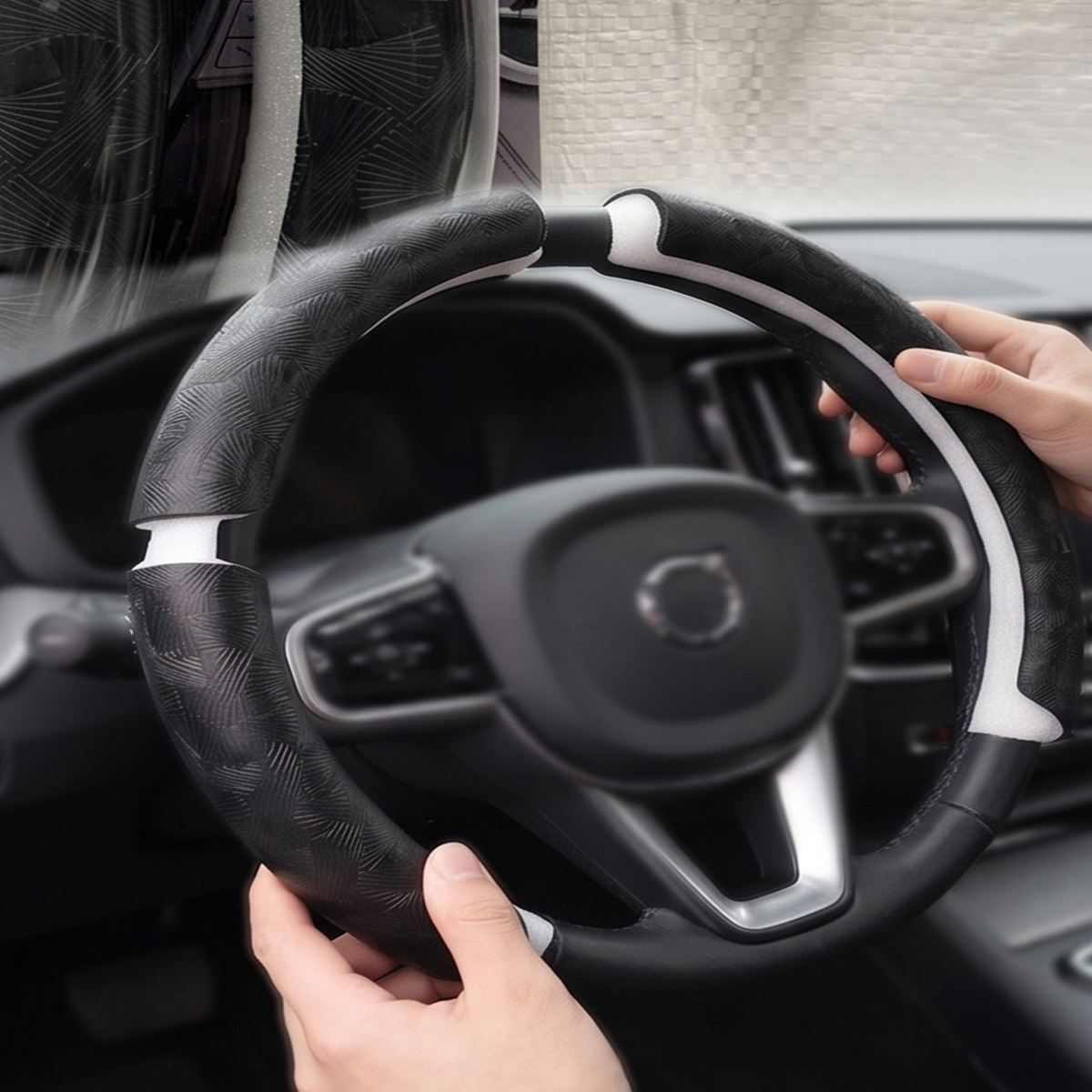Car Steering Cover 2 Piece LXM-8