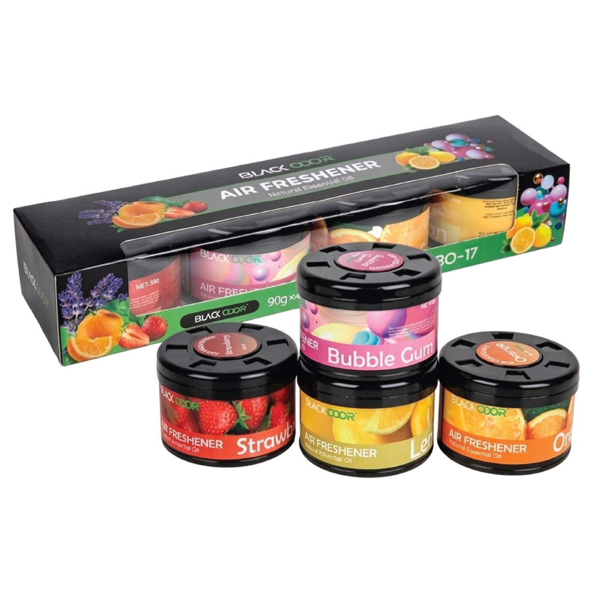 Black Door Air Freshener 4x90g