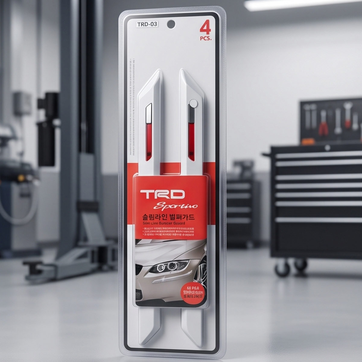 TRD Slim Line Bumper Guard 4 Pieces