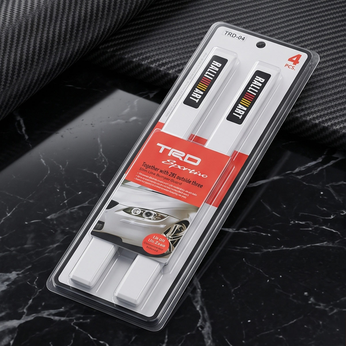 TRD Slim Line Bumper Guard 4 Pieces