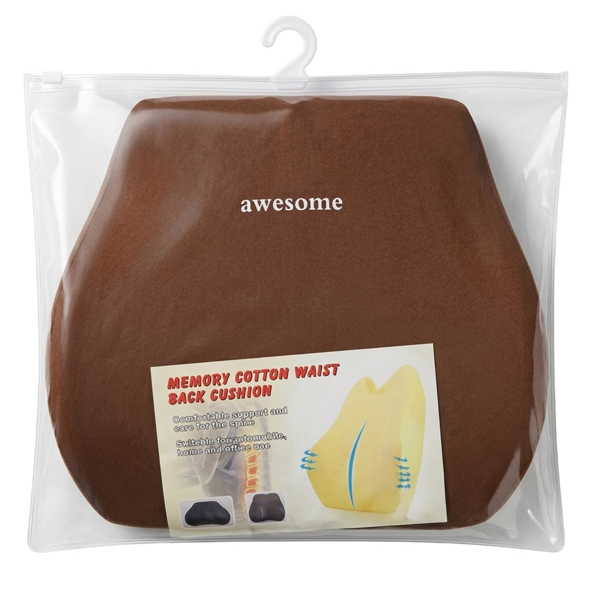 Memory Cotton Back Cushion Waist