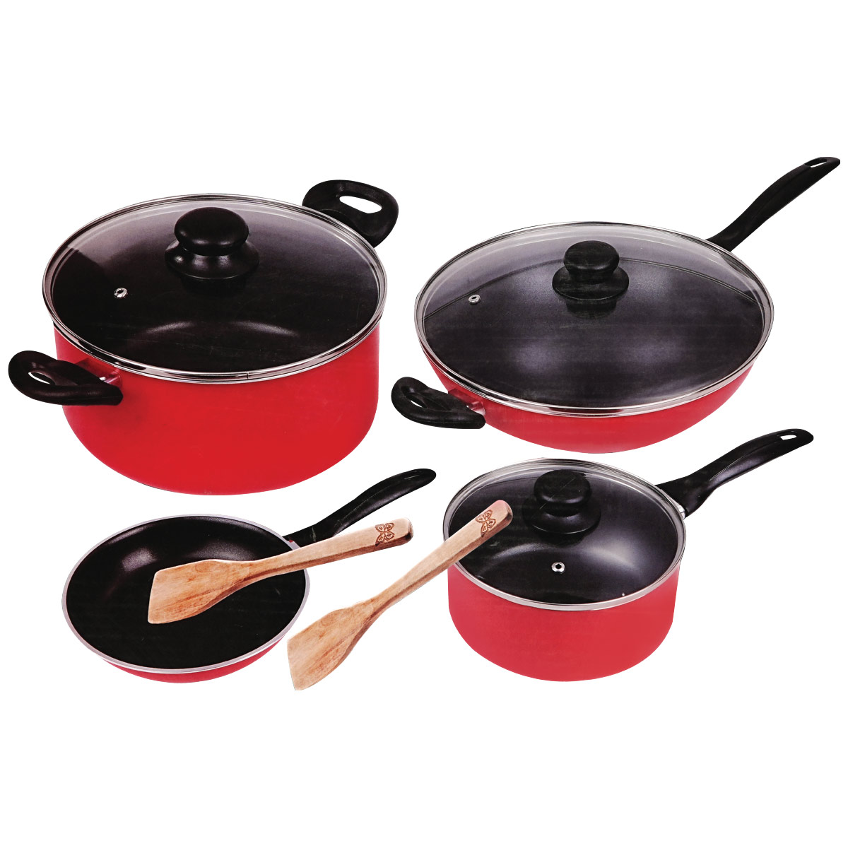 Non Stick Cookware 9 Pieces Set