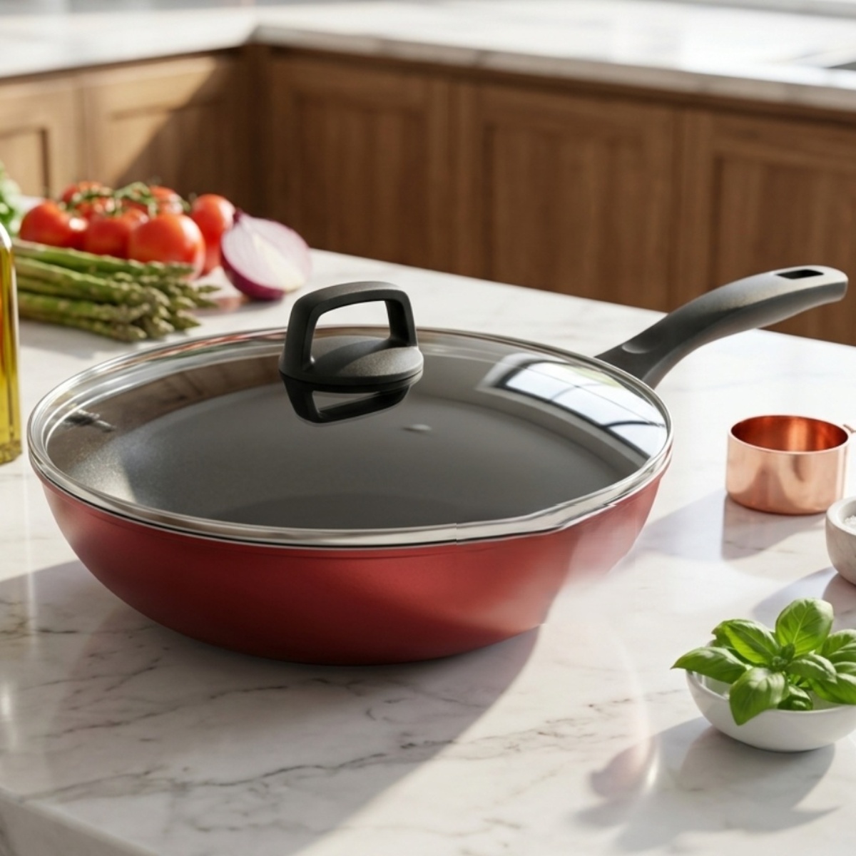 Wokpan Nonstick Double Handle