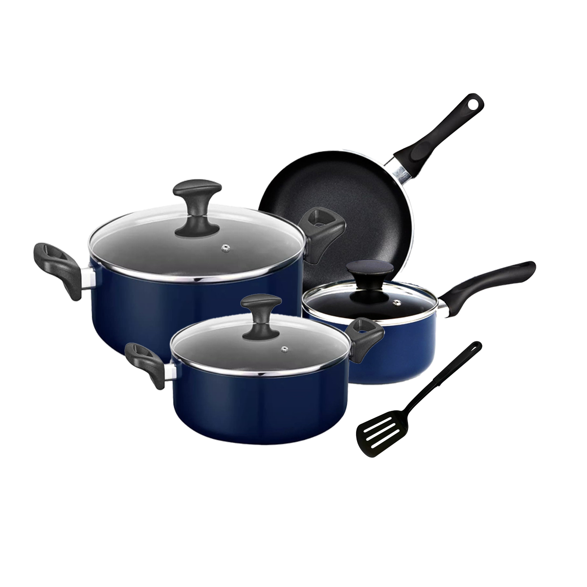 Queen Time Aluminium Cookware Set 8 Pieces