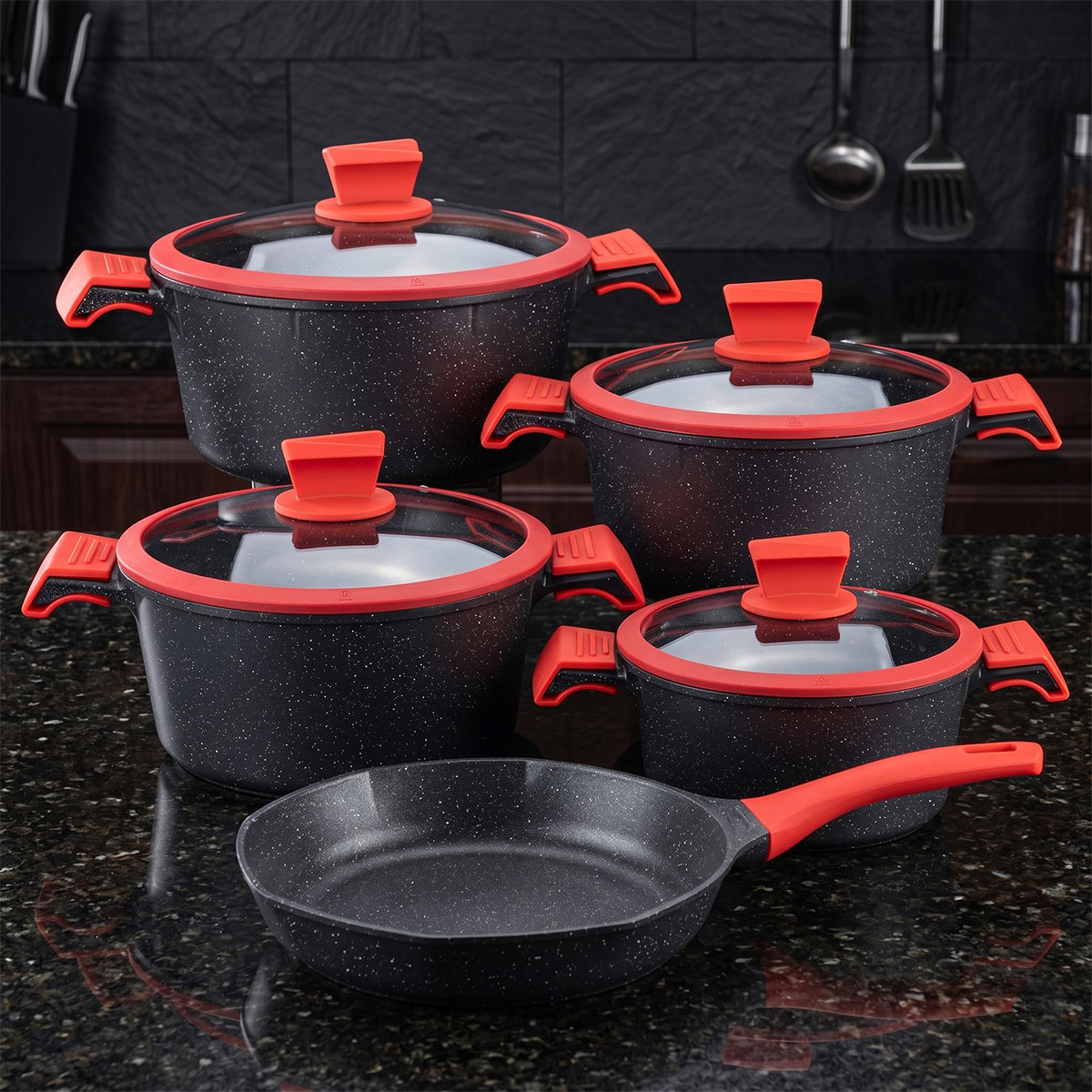 Granite Cookware Set 17 Pieces