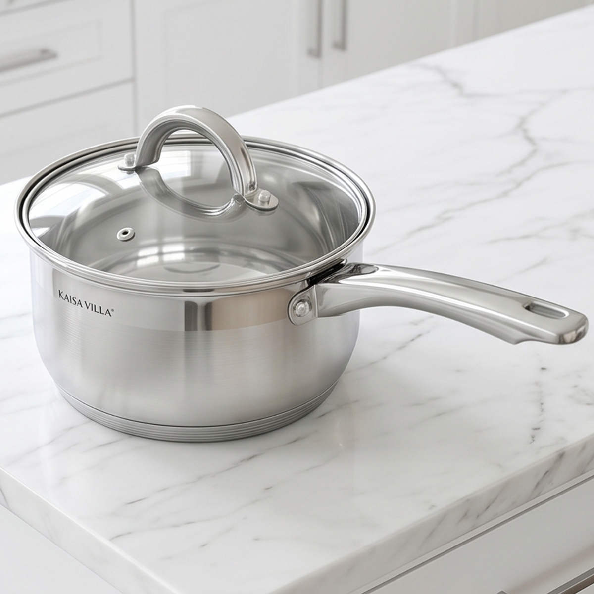 Kaisa Villa 16cm Stainless Steel Saucepan with Lid
