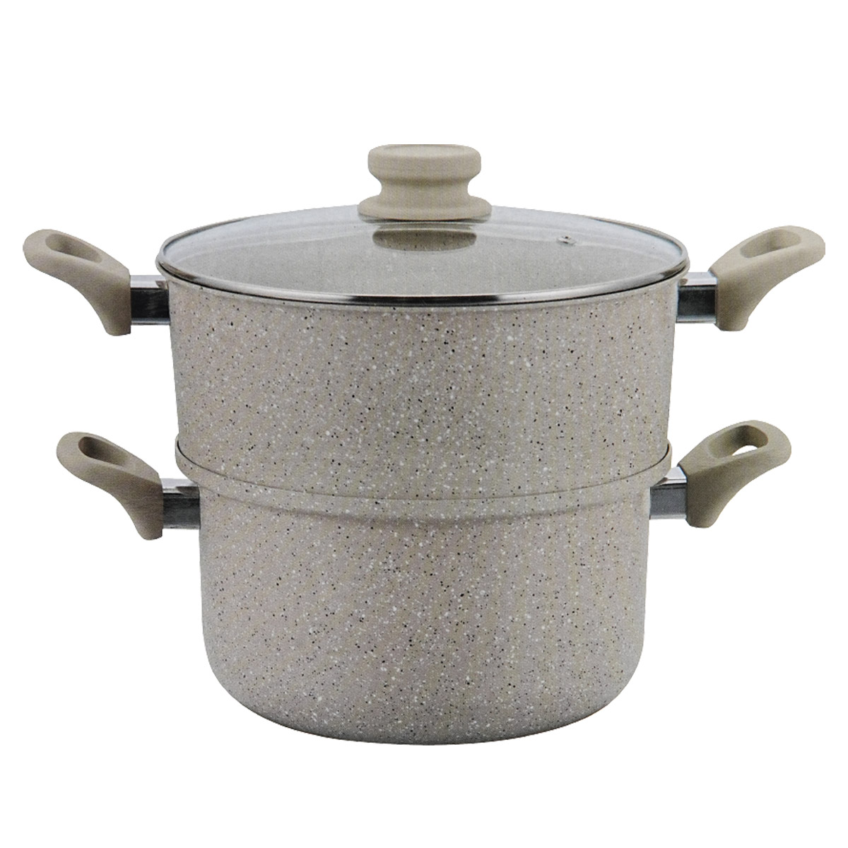 Two Layer Granite Steamer 26cm