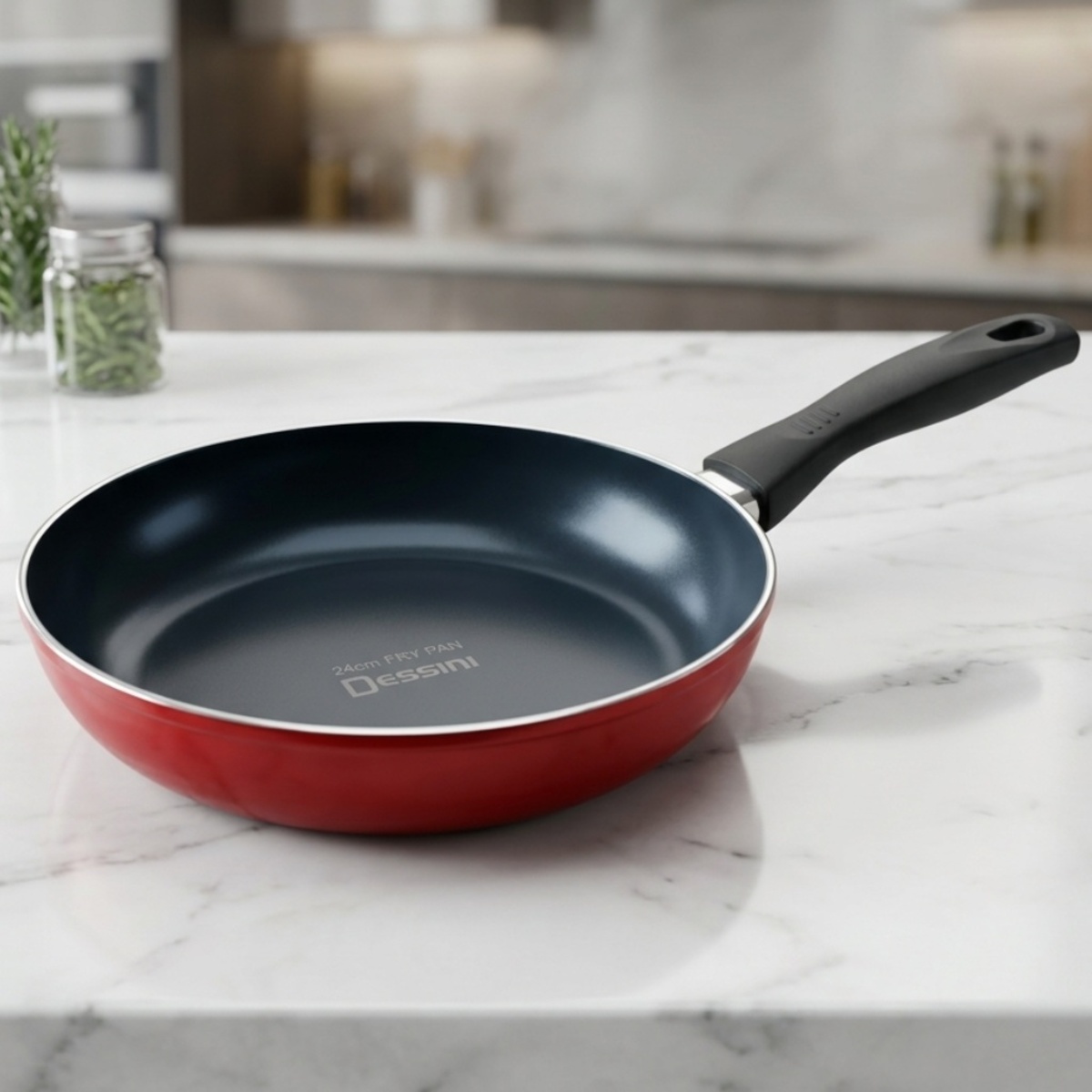 Dessini Frying Pan Non-Stick With Cover 24cm