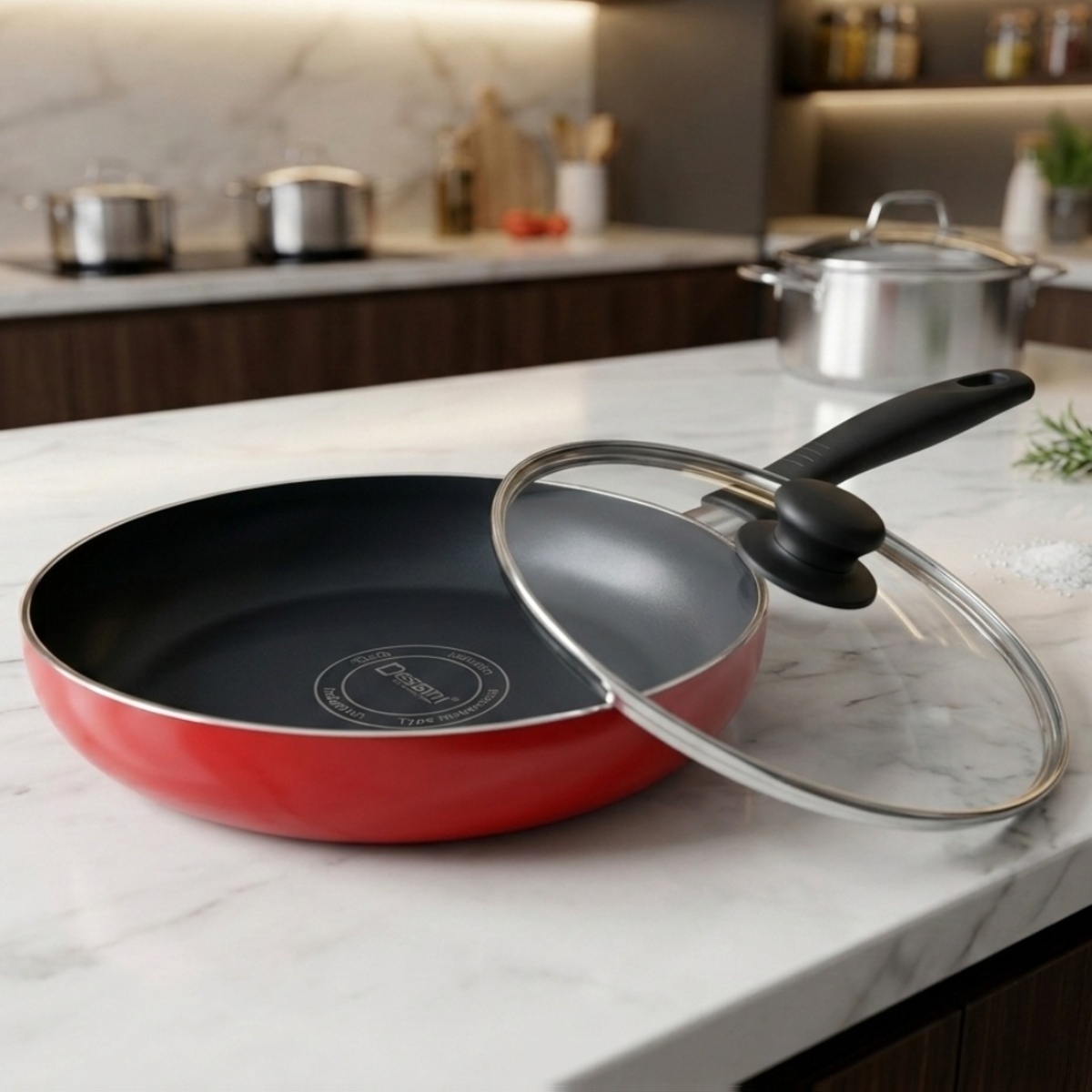 Frying Pan Non Stick With Cover 30cm