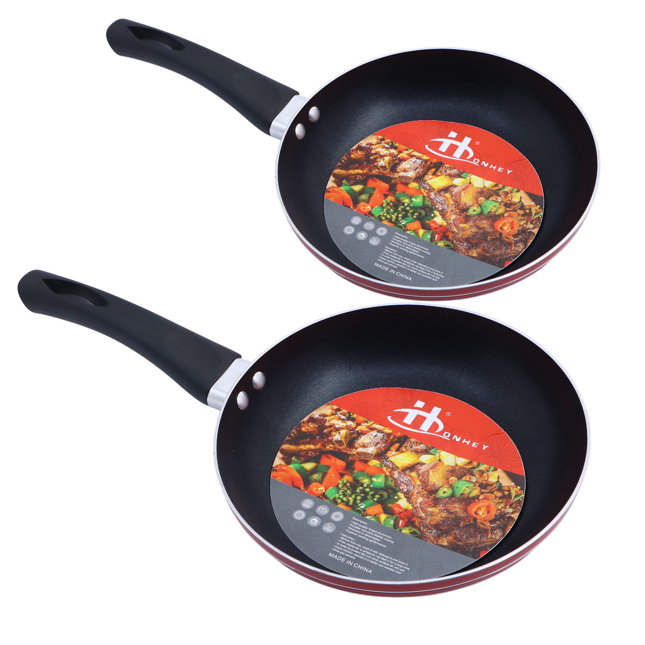 مجموعة مقلاة أونهي غير اللاصقة من قطعتين