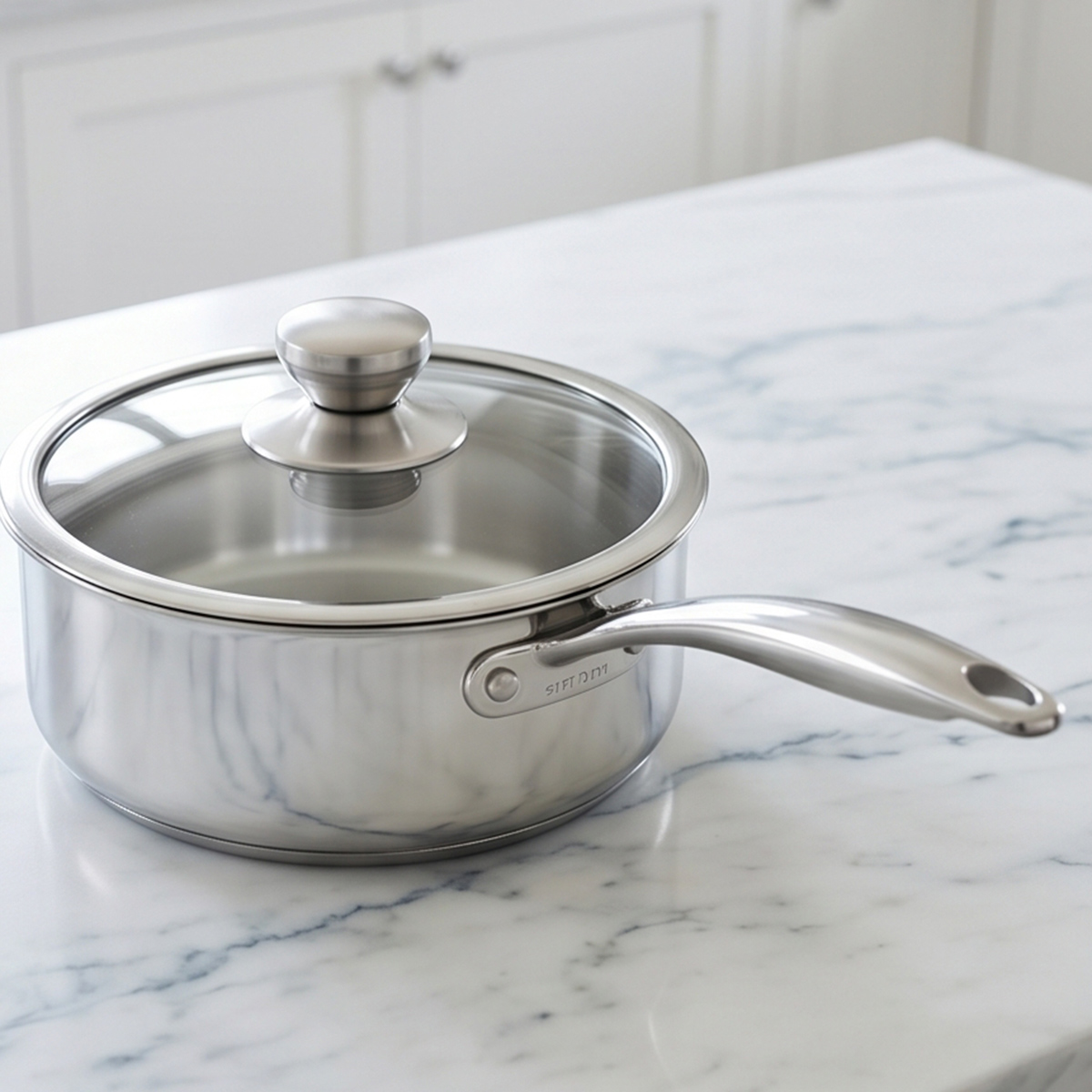 Stainless Steel Sauce Pan with Glass Lid