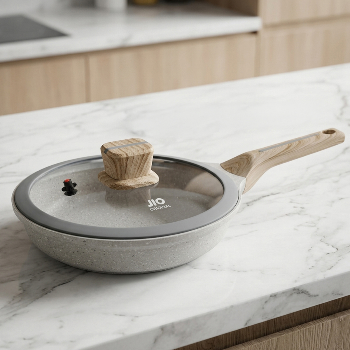 Jio Original Granite Fry Pan With Cover