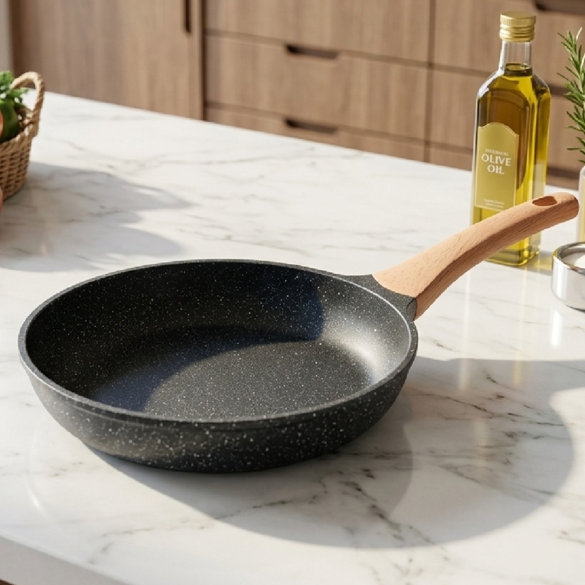 Frying Pan Granite For Induction 24cm