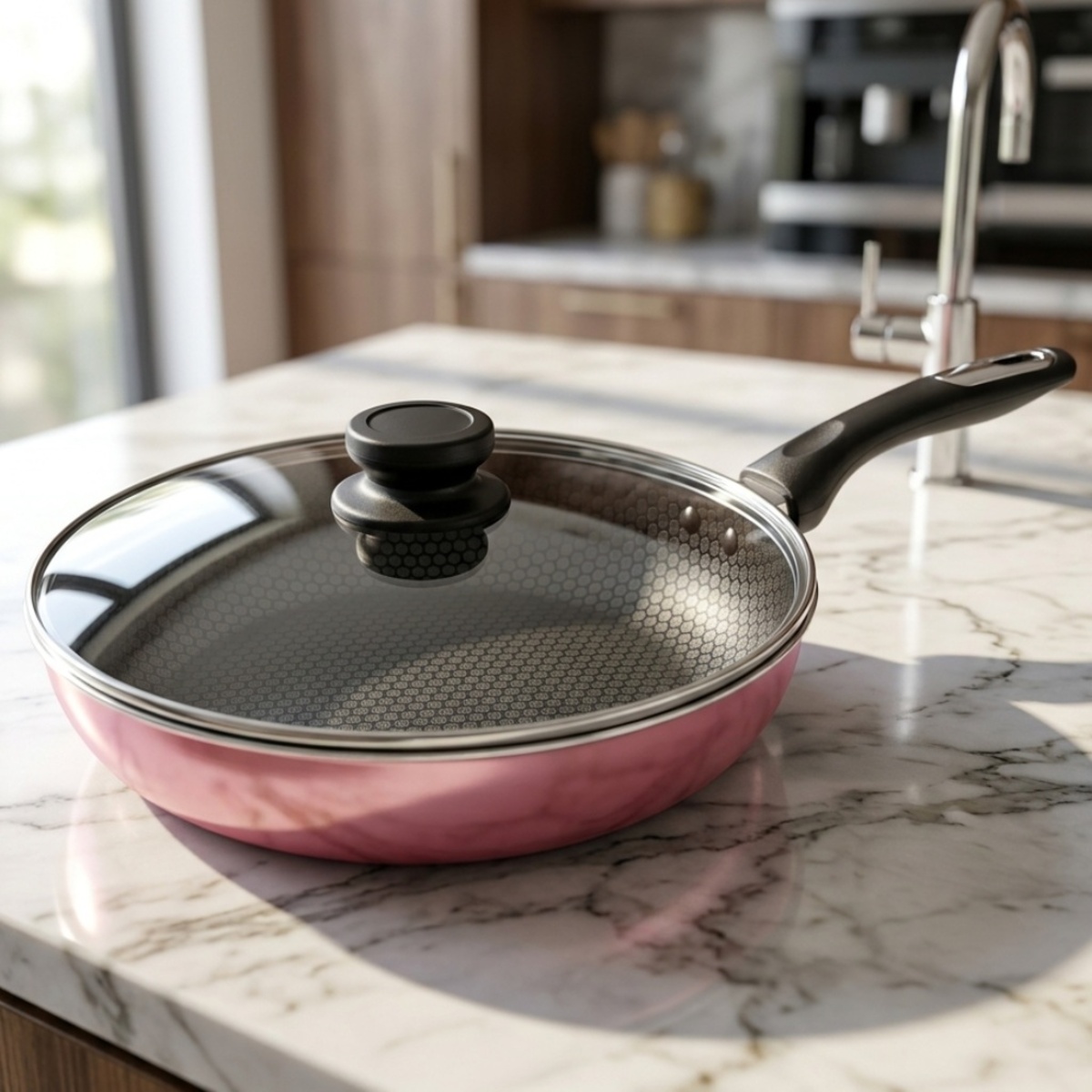 Frying Pan With Cover No-Stick 30cm