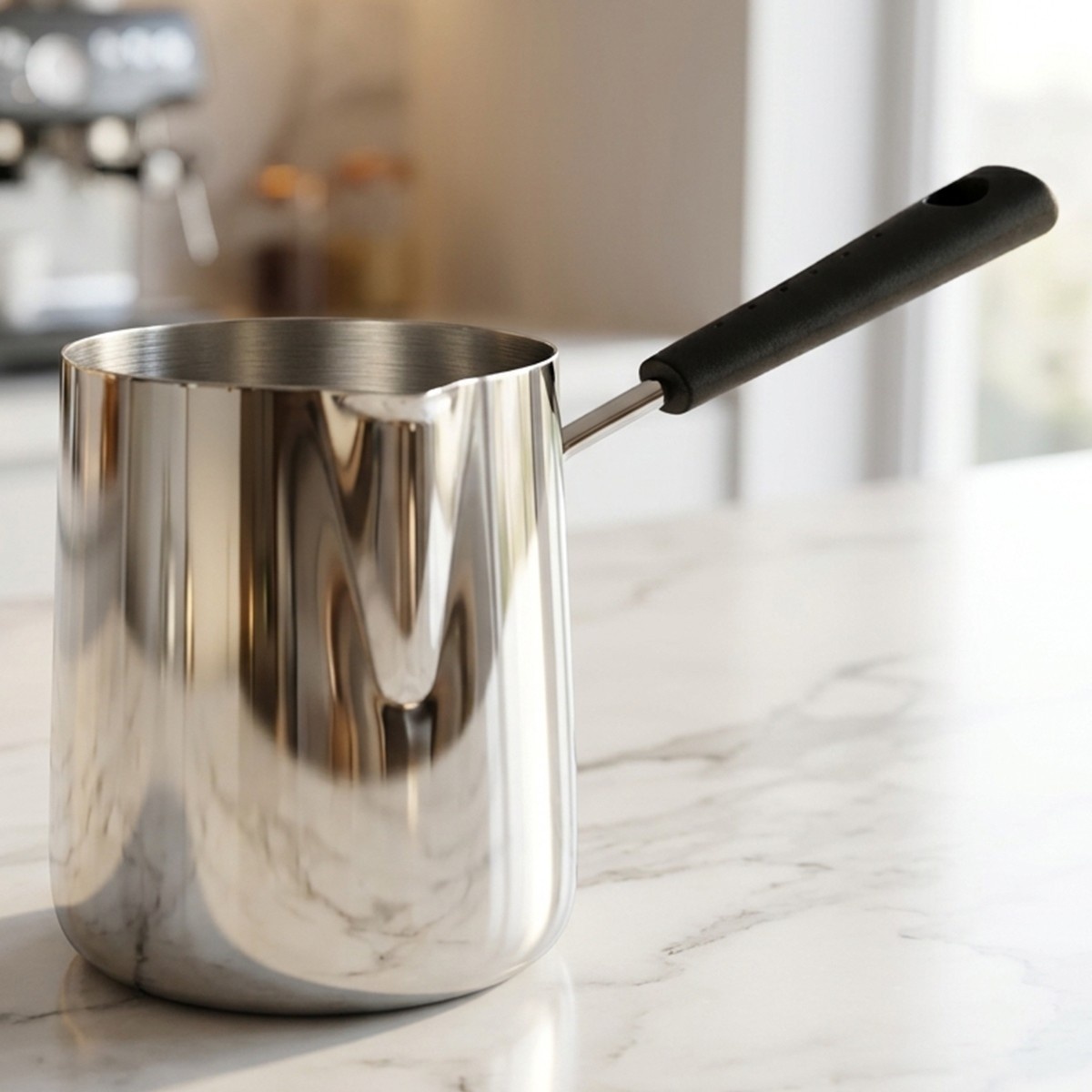 Stainless Steel Milk Warmer 600ml