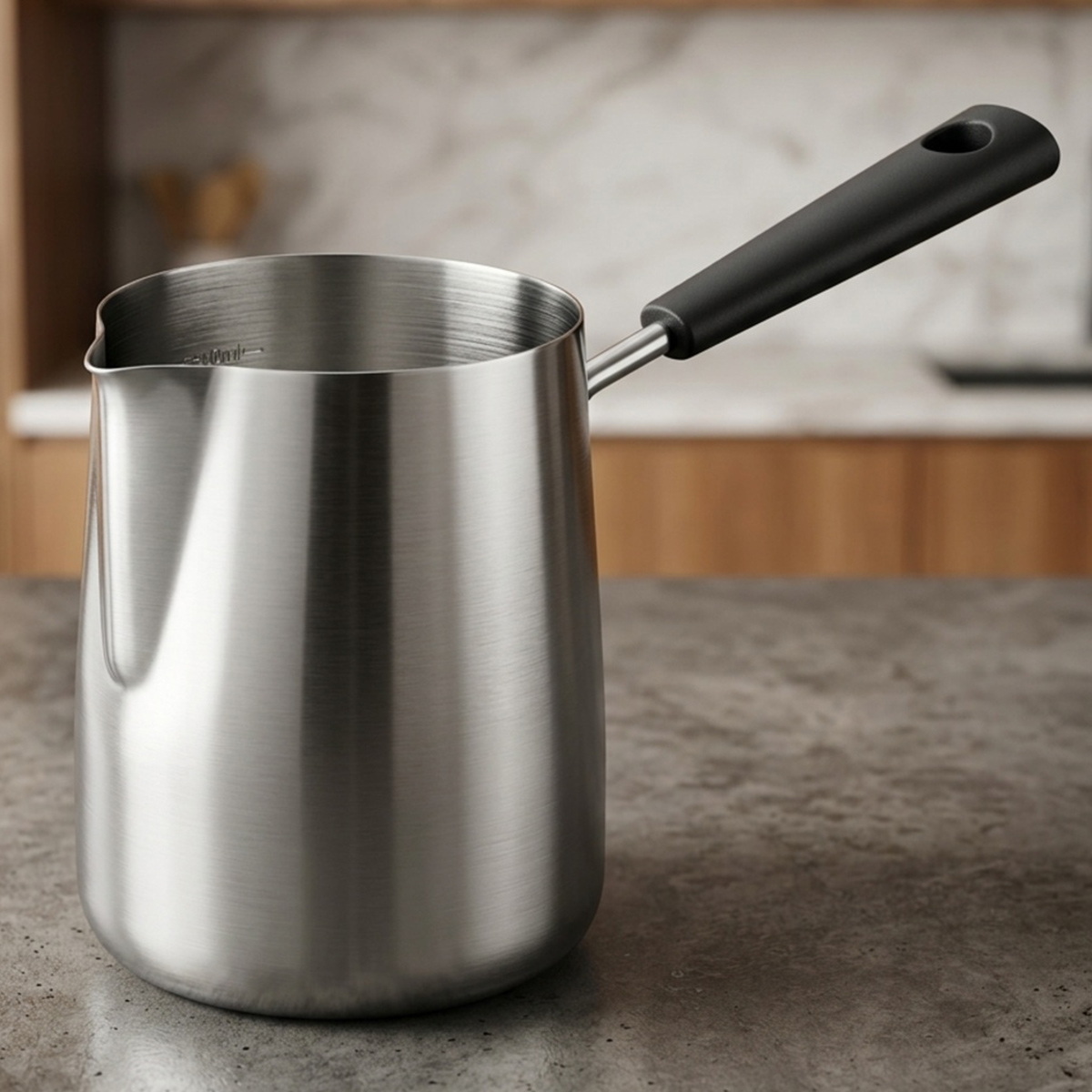 Stainless Steel Milk Warmer 600ml
