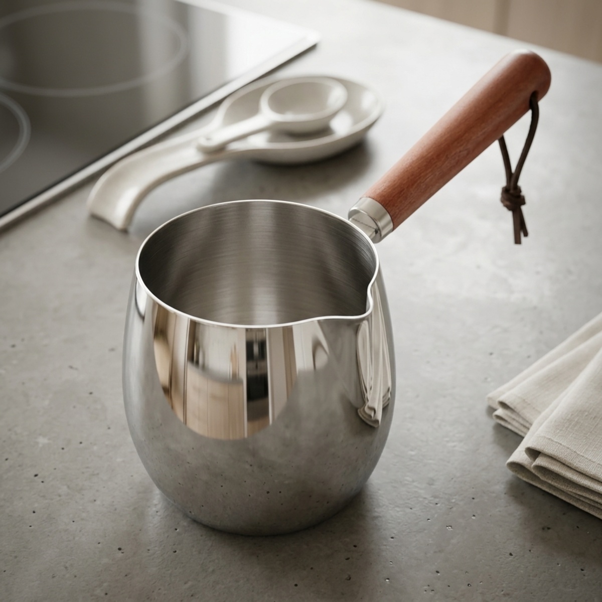 Stainless Steel Milk Warmer 200ml