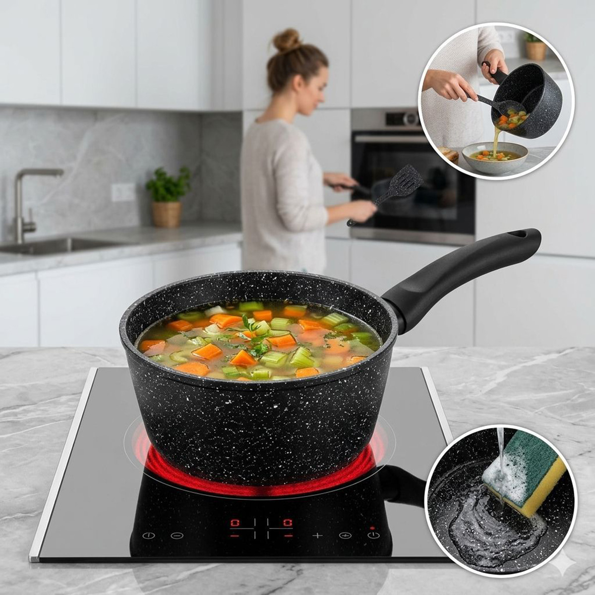 Sauce Pan Granite 14cm | Kitchenware | Cookware | Pans & Pots Sauce Pan Granite 14cm | Kitchenware | Cookware | Pans & Pots