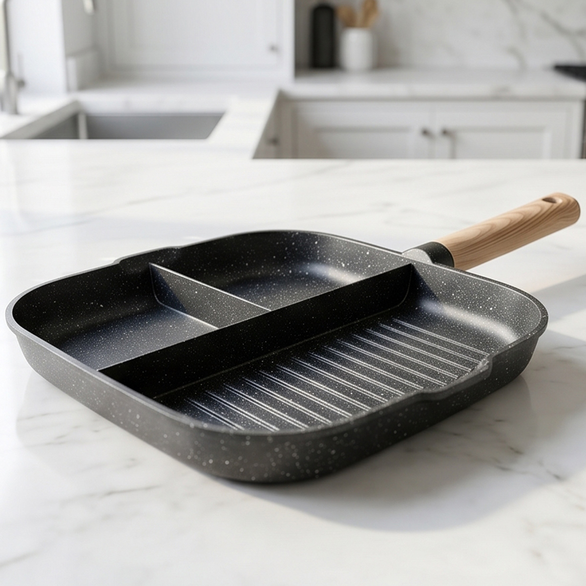 Grill Pan with Dividers