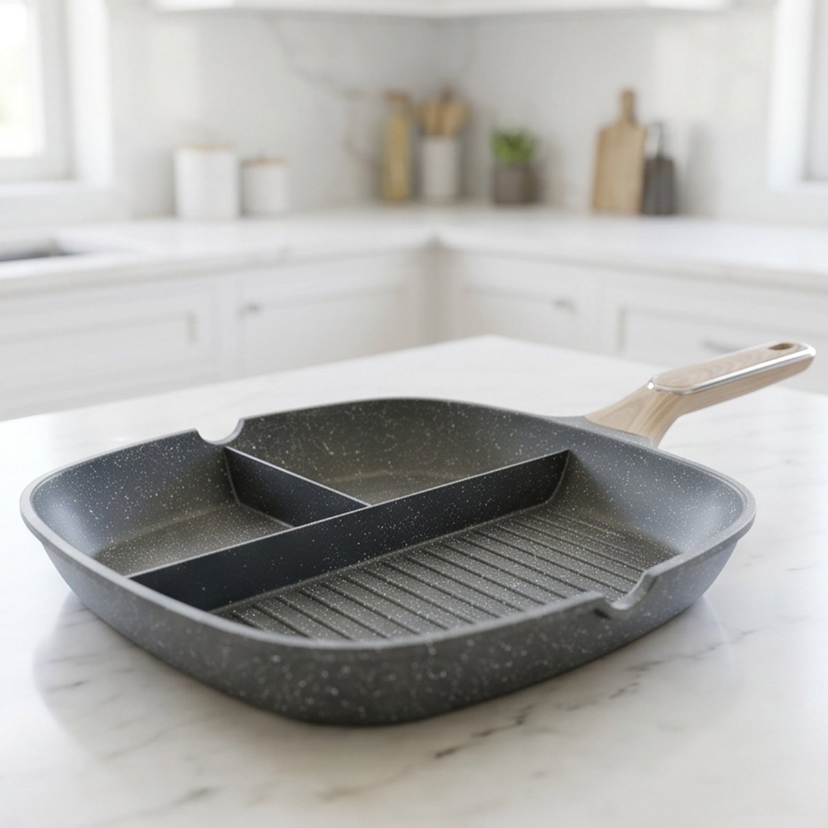 Grill Pan with Dividers