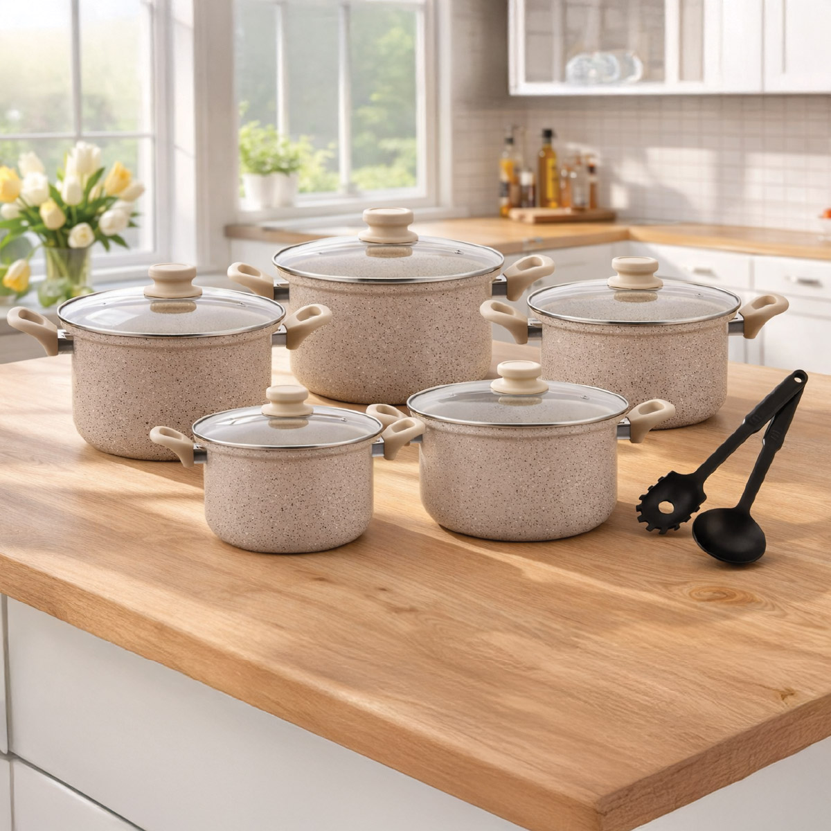 12 Pieces Granite Cookware Set | Kitchenware | Cookware | Cookware Sets 12 Pieces Granite Cookware Set | Kitchenware | Cookware | Cookware Sets