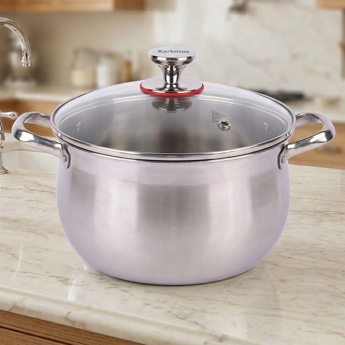Karkmos Cookware Set Stainless Steel 26cm