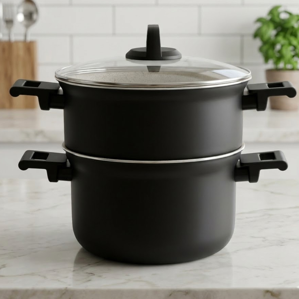 Non-Stick Steamer Pot Set 26cm