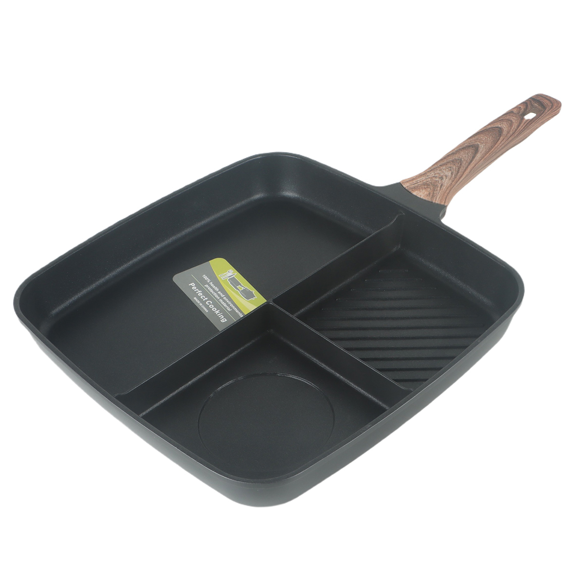 Grill Pan Granite 32cm 3 Parts