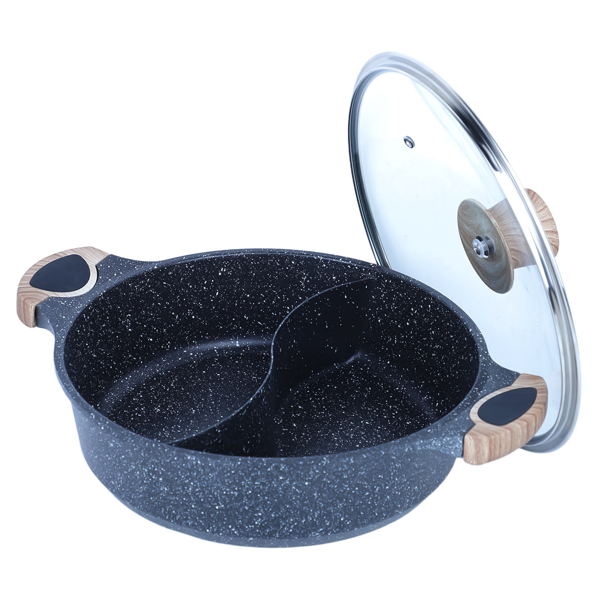 Two Part Granite Casserole With Lid 32cm