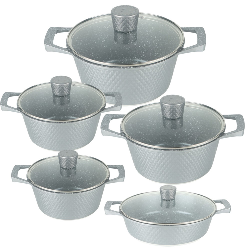Cookware Set Granite 10 Pieces