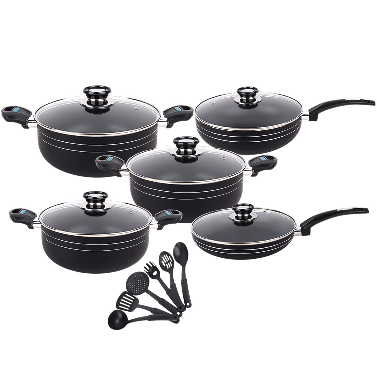Cookware Set Non Stick 16 Pieces