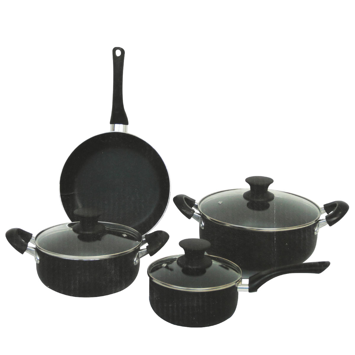 Non Stick 7 Pieces Cookware Set