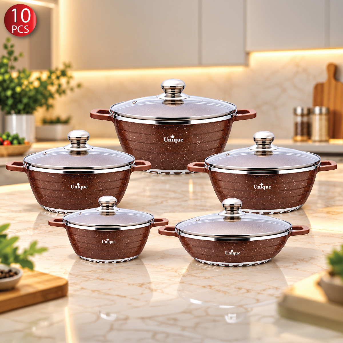 Granite Cookware Set 10 Pieces