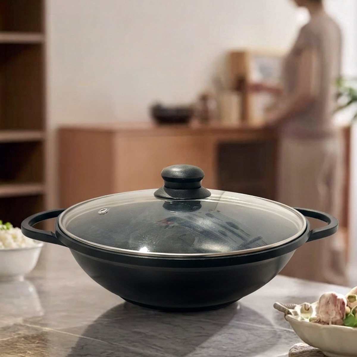 Wok Pan Short Handle